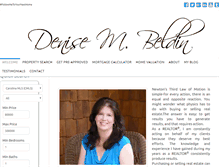 Tablet Screenshot of denisebeldin.com